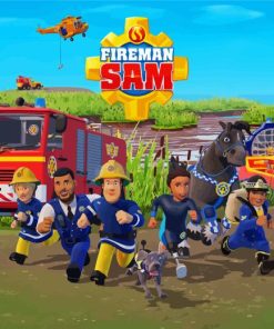 Fireman Sam Diamond Painting