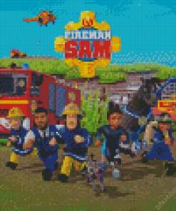 Fireman Sam Diamond Painting