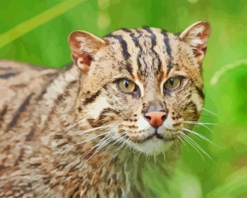 Fishing Cat Diamond Painting