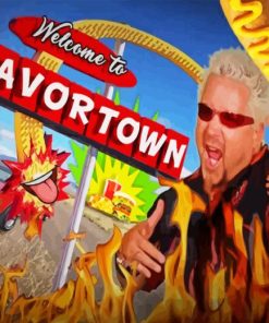 Flavortown Poster Diamond Paints