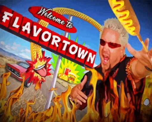 Flavortown Poster Diamond Paints