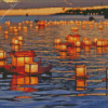 Floating Lantern Diamond Painting