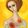 Flowering Woman By Margaret Keane Diamond Painting