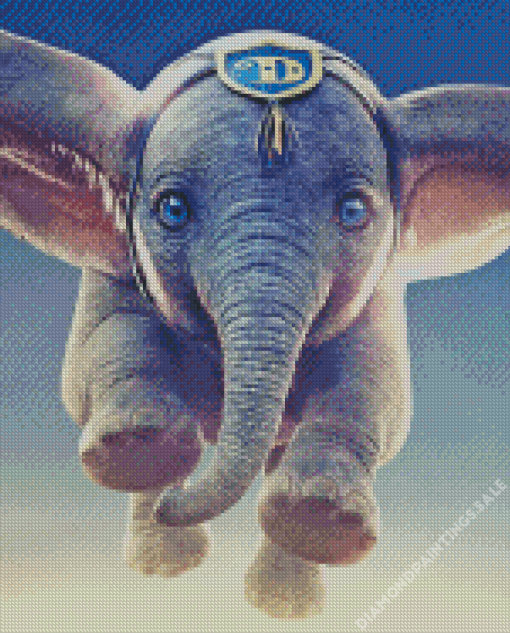 Flying Elephant Diamond Painting