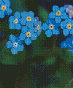 Forget Me Nots Diamond Painting