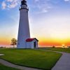 Fort Gratiot Lighthouse Diamond Painting