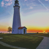 Fort Gratiot Lighthouse Diamond Painting