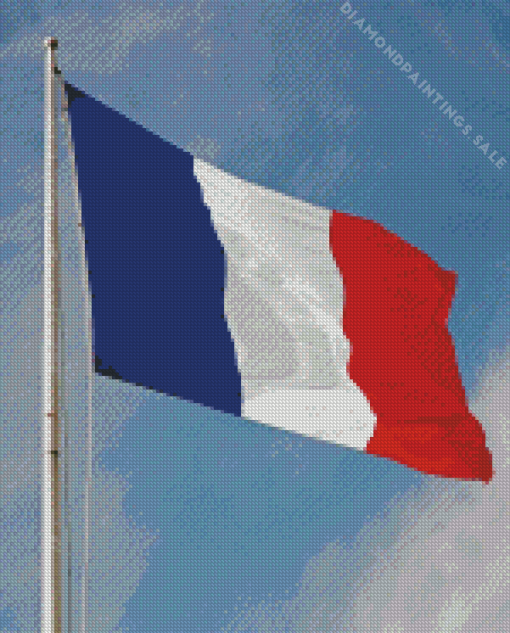 French Flag Diamond Painting