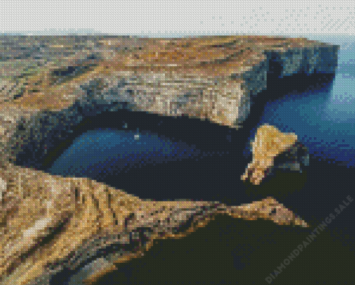 Fungus Rock Gozo Diamond Painting