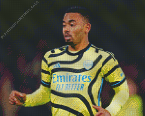 Gabriel Jesus Footballer Diamond Painting