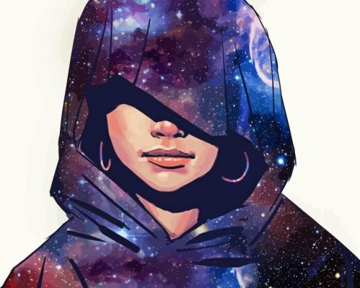 Galaxy Girl Diamond Painting