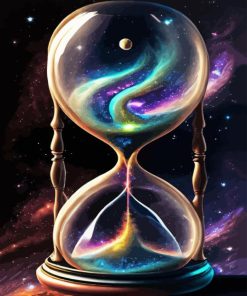 Galaxy Hourglasses Diamond Painting