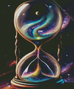 Galaxy Hourglasses Diamond Painting