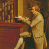 Gentleman Reading Book Diamond Painting