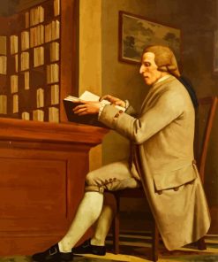 Gentleman Reading Book Diamond Painting