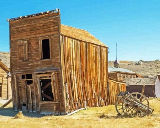 Ghost Town Landscape Diamond Painting