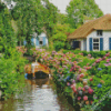 Giethoorn City Canal Diamond Painting