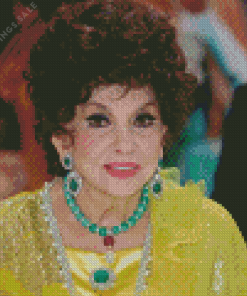 Gina Lollobrigida Diamond Painting