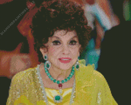 Gina Lollobrigida Diamond Painting