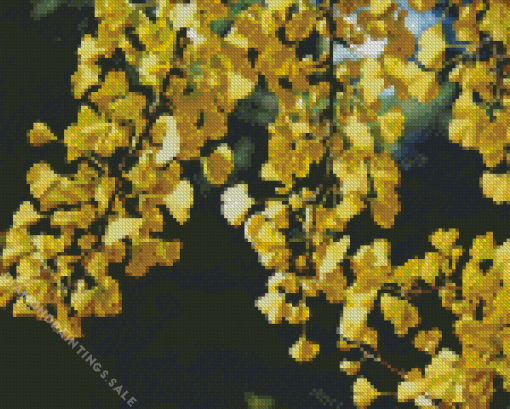 Ginkgo Tree Diamond Painting