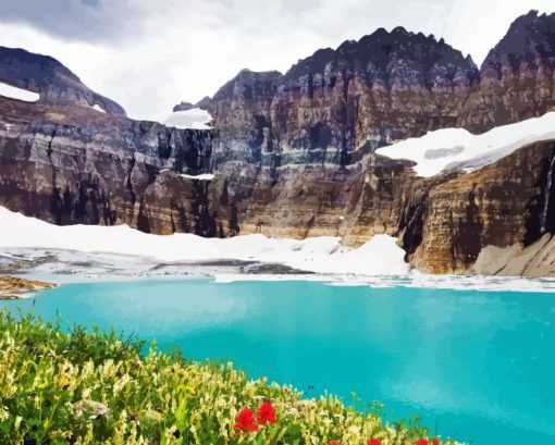 Glacier Park Diamond Painting