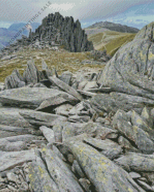 Glyder Fawr Snowdon Diamond Painting