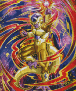 Golden Frieza Diamond Painting