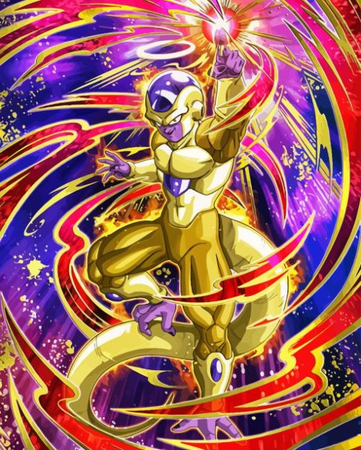 Golden Frieza Diamond Painting