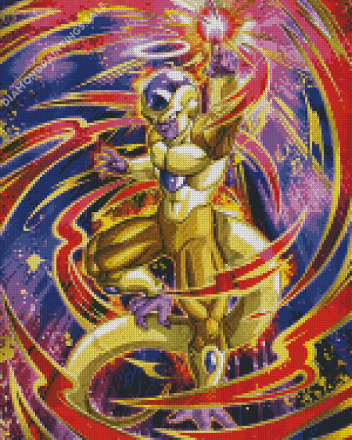 Golden Frieza Diamond Painting