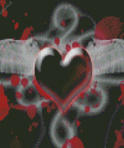 Gothic Heart Diamond Painting