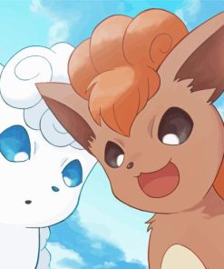 Goupix And Vulpix Diamond Painting