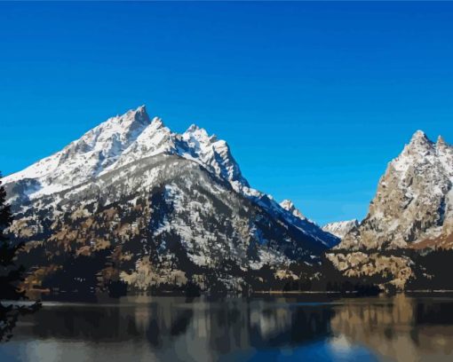 Grand Teton Jenny Lake Diamond Painting