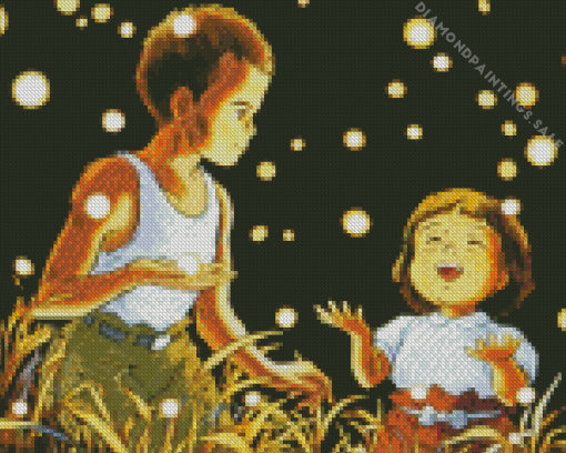 Grave Of The Fireflies Diamond Painting