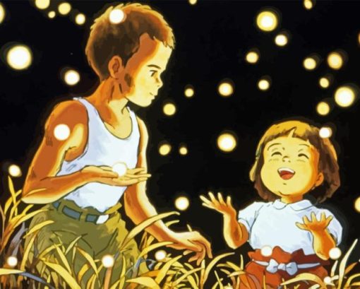 Grave Of The Fireflies Diamond Painting