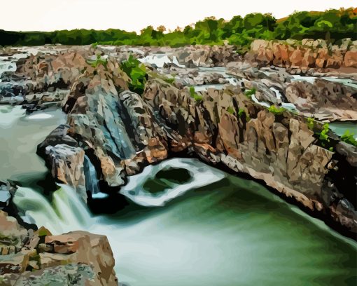 Great Falls National Park Diamond Painting