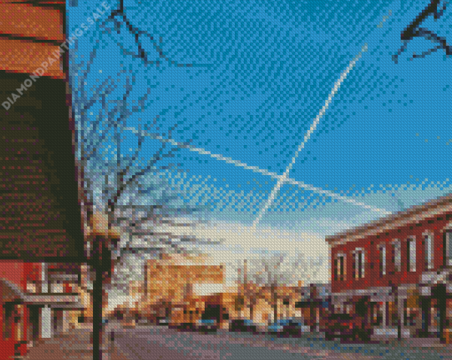 Great Falls Streets Diamond Painting