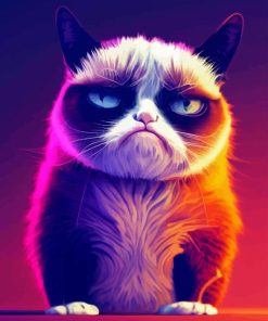 Grumpy Cat Diamond Painting