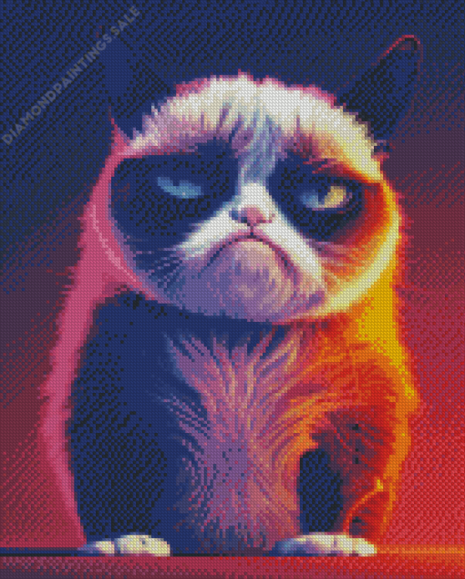 Grumpy Cat Diamond Painting