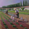 Gustave Caillebotte The Gardeners Diamond Painting