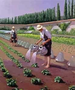 Gustave Caillebotte The Gardeners Diamond Painting