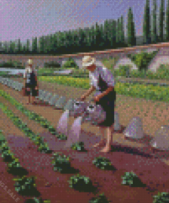 Gustave Caillebotte The Gardeners Diamond Painting