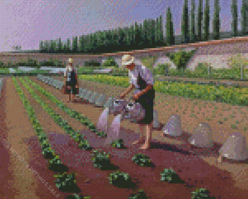 Gustave Caillebotte The Gardeners Diamond Painting