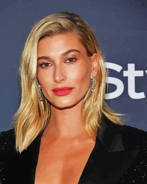 Hailey Bieber Diamond Painting