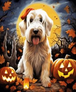 Halloween Sealyham Terrier Diamond Painting