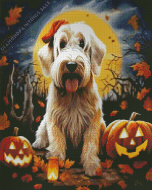 Halloween Sealyham Terrier Diamond Painting