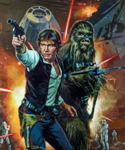 Han Solo And Chewbacca Diamond Painting