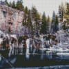 Hanging Lake Diamond Painting