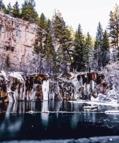 Hanging Lake Diamond Painting