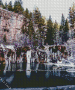 Hanging Lake Diamond Painting