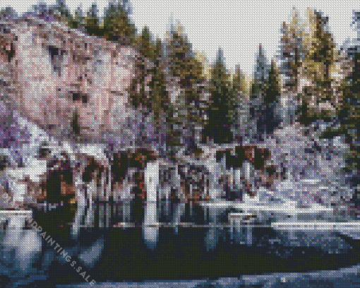 Hanging Lake Diamond Painting